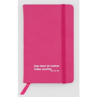 Notizbuch in Pink