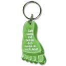 Schlüsselanhänger - Fuß Grün