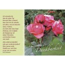 Postkarte mit Rosen