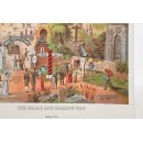 THE BROAD AND NARROW WAY - artist canvas 40 x 55 cm