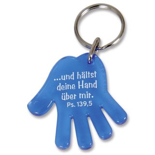 Schlüsselanhänger - Hand Blau