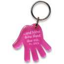 Schlüsselanhänger - Hand in Pink