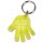 Schlüsselanhänger - Hand Gelb