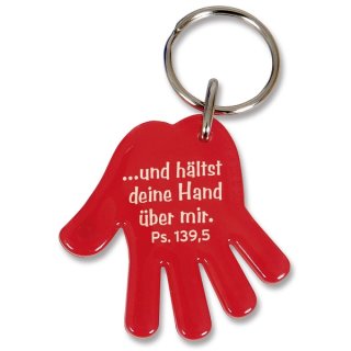 Schlüsselanhänger - Hand Rot