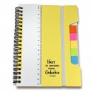 Multinotizbuch in der Farbe Gelb