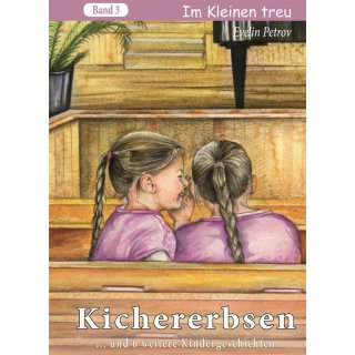 Zwei Mädchen kichern auf einer Kirchenbank