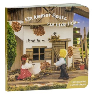 Puppebuch Ein kleiner Spatz zur Erde fällt