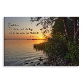 Ufer am Meer Bild auf Künstlerleinwand