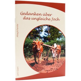 Heft Gedanken über das ungleiche Joch