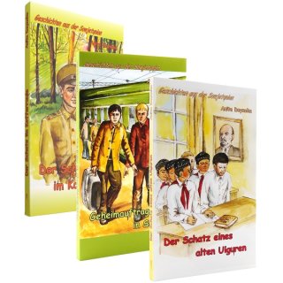Buchpaket: Der Schatz im Kofferraum / Geheimauftrag in Sibirien / Der Schatz eines alten Uiguren