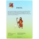 Rückseite des Heftes Jesus ist die Eigenschaften Jesu in Bildern und Rätseln