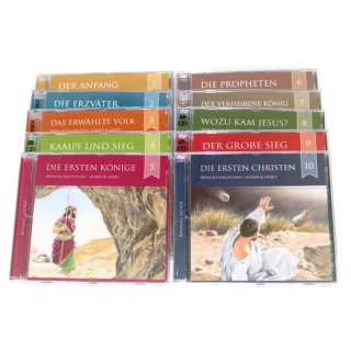 CD-Paket: Biblische Geschichten (Audio-19 CDs)