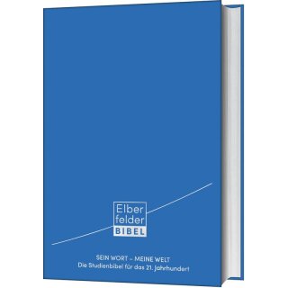 Elberfelder Studienbibel Sein Wort meine Welt Lederausgabe Blau