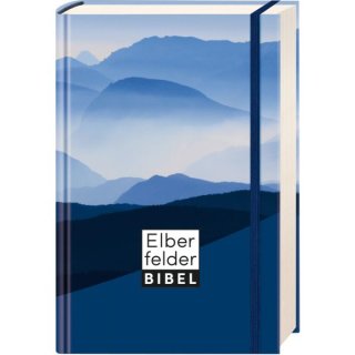 Elberfelder Bibel - Taschenausgabe, Motiv Berge, mit Gummiband