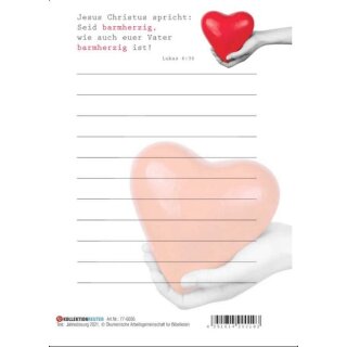 Jahreslosung 2021 Notizblock A6