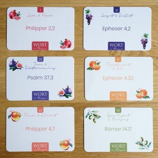 Die Frucht des Gesites - 48 Lernkarten