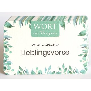 Meine Lieblingsverse 48 Lernkarten Blanko