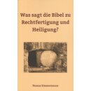 Buch Was sagt die Bibel zu Rechtfertigung und Heiligung?