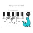 Farbiger Seitenauszug aus dem Notenheft Wir Musizieren am Klavier 1