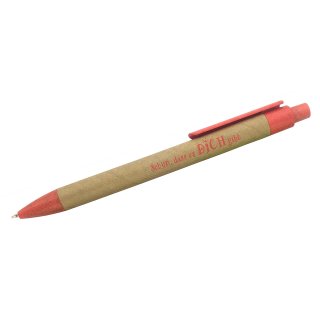 Kugelschreiber - Schön, dass es dich gibt - rot (5 Stück)