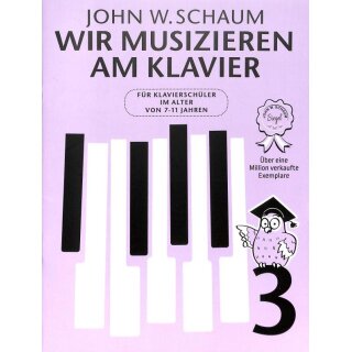 Notenheft Wir musizieren am Klavier 3