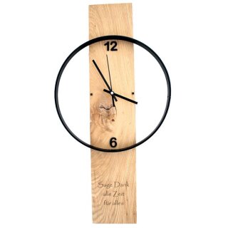 Wanduhr Sage Dank allezeit