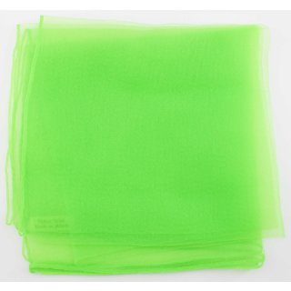 Tuch einfarbig - 66 x 66 cm, Gelbgrün