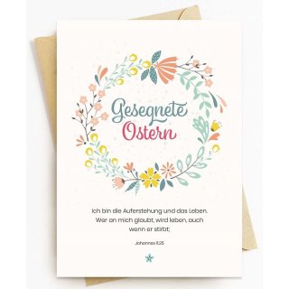 Postkarte Gesegnete Ostern
