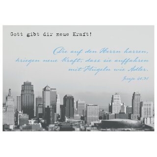 Postkarte - Gott gibt dir neue Kraft!