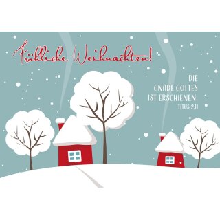 Postkarte - Fröhliche Weihnachten!