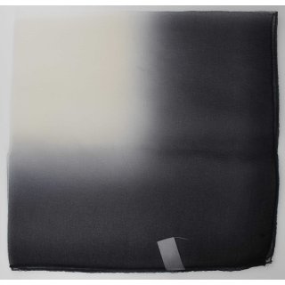 Kopftuch aus Nylon zweifarbig - 60 x 60 cm schwarz/weiß