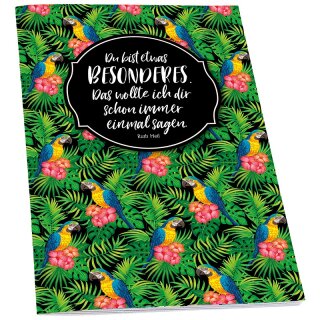 Notizheft Du bist etwas Besonderes
