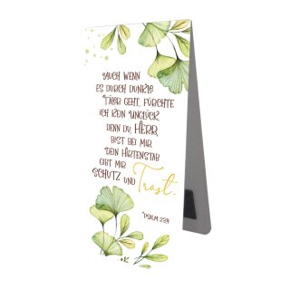 Magnetlesezeichen mit Blattmotiv