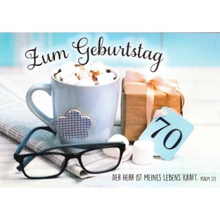 Faltkarte - 70. Geburtstag