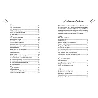 Hochzeitsmelodien - Liederbuch