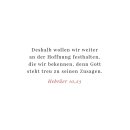 Bibelvers aus Hebräer 10,23