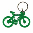 Schlüsselanhänger Fahrrad Grün