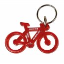 Schlüsselanhänger Fahrrad Rot