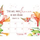 Geburtstagskalender Gesegnet