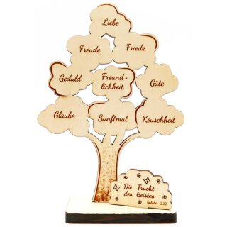 Aufsteller Baum Die Frucht des Geistes