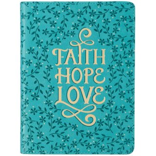 Notizblock Faith Hope Love