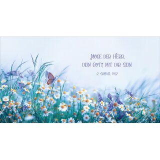 Metallschild Möge der Herr dein Gott mit dir sein