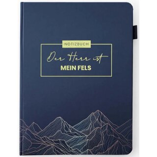 Notizbuch Der Herr ist mein Fels Vorderansicht