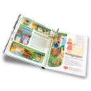 Ansicht der Funktion einiger Seiten des Kinderbuches die Wunschliste