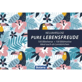 Neujahrsloskärtchen mit Blumenmotiv