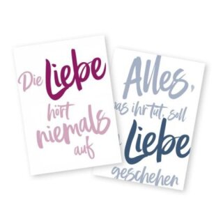Wunderschöne Geschirrtücher im Zweier Set Alles Liebe