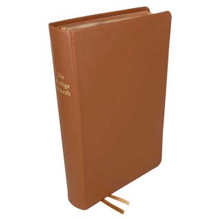 Elberfelder Hausbibel Leder Rot Goldschnitt