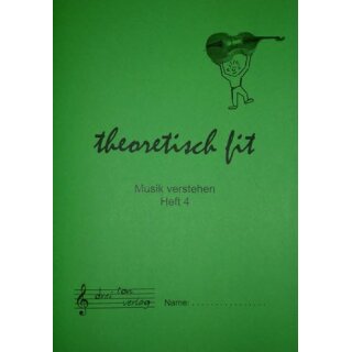 Notenheft Theoretisch fit Heft 4