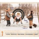 Tischkalender Postkartenformat - Mutig voran 2024