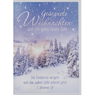 Faltkarte - Gesegnete Weihnachten
